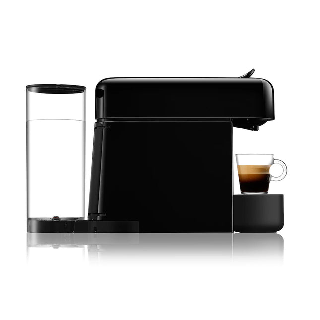 Nespresso D45-ME-BK-NE Essenza Plus  Fully Automatic Capsule Espresso Coffee Pod Machine (Limousine Black) - D45MEBKNE
