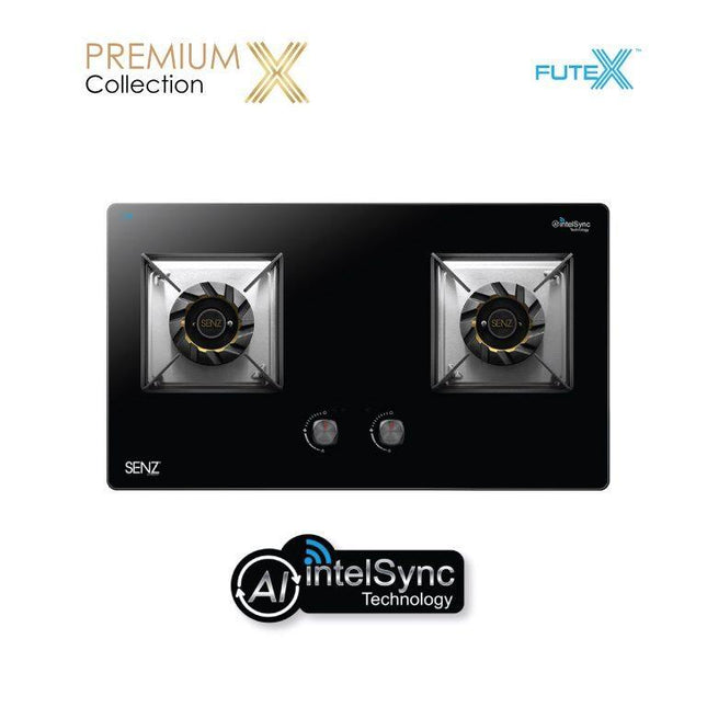 SENZ KARINO Twin Burner Gas Stove with intelSync Technology