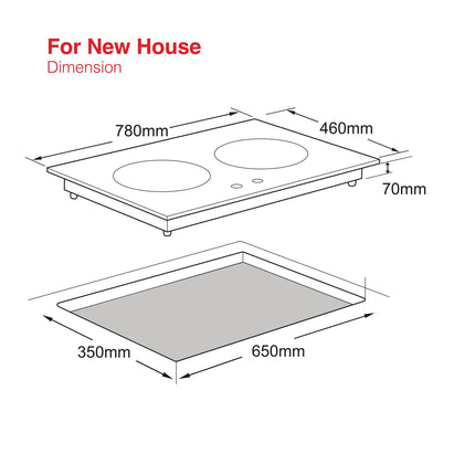 Senz [SZ-GS388]~Tri-Ringz Twin Burner Gas Stove / [SZ-GS368FL~Build In 2 Burner Glass Flexible Base - SZGS388/SZGS368FL