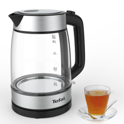 Tefal KI7008 1.7 L Glass Jug Kettle – Heat‑Resistant Borosilicate Glass with Ambient Light