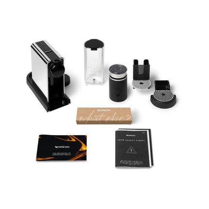 Nespresso CitiZ Platinum & Milk Stainless Steel Coffee Machine C145-ME-ME-NE