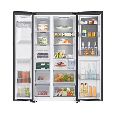SAMSUNG 609L Refrigerator SBS -Food Showcase Black  RS80F65GNFME