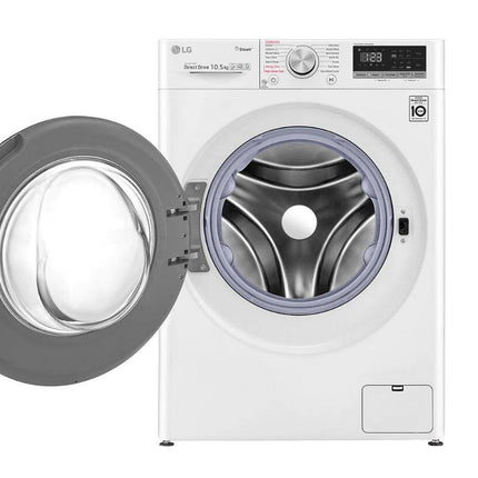 (Free Shipping) LG FV1450S4W 10.5kg Front Load Washer with AI Direct Drive™ and Steam™ Washing Machine [TnG Redemption]