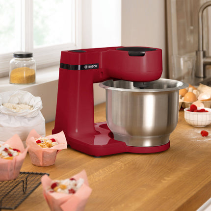 Bosch Series 2, 3.8L 700W Kitchen Machine, Red - MUMS2ER01G