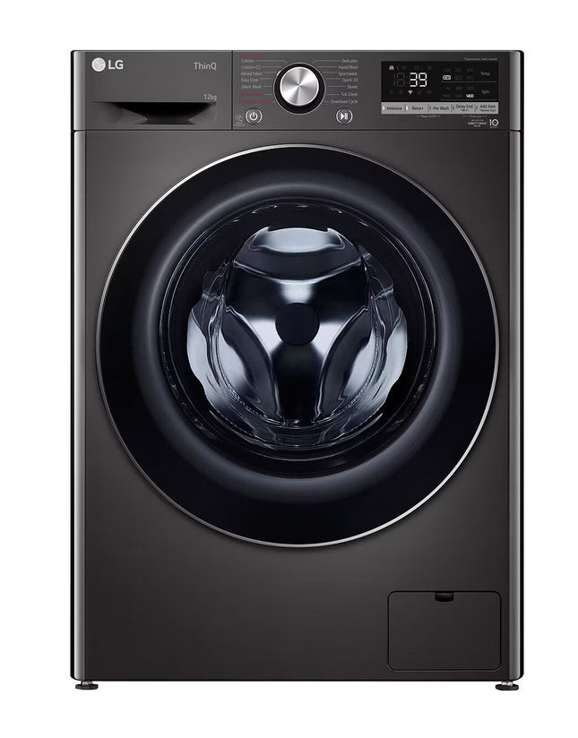 LG 12kg Front Load Washer FV1412S3B with AI Direct Drive™ and TurboWash™360˚