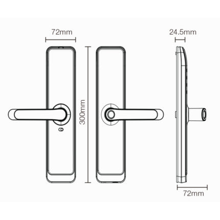 AEGLOC SDL-E8560 ~ WiFi & Wireless Lever Smart Lock - SDLE8560/SDLE8560PRO/SDLE8560C