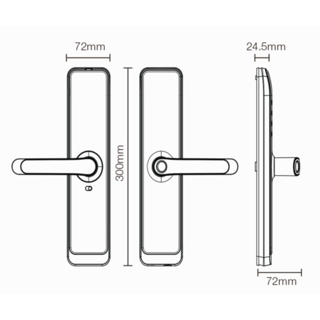 AEGLOC SDL-E8560 ~ WiFi & Wireless Lever Smart Lock - SDLE8560/SDLE8560PRO/SDLE8560C
