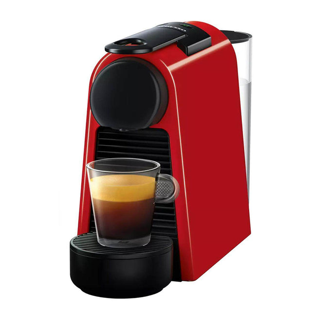 Nespresso D30-ME-RE-NE Essenza Mini Fully Automatic Capsule Espresso Coffee Pod Machine (Red) - D30MERENE
