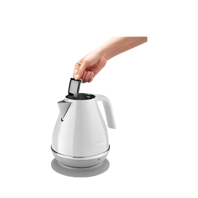 Delonghi KBOC2001.W 1.7L Icona Capitals Sydney White Kettle | ESH