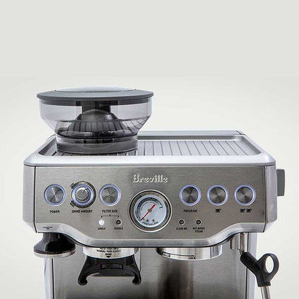 [FREE 3 ITEMS] Breville BES870CRN Barista Express Espresso Coffee Machine Coffee Maker (Bean) - Cranberry