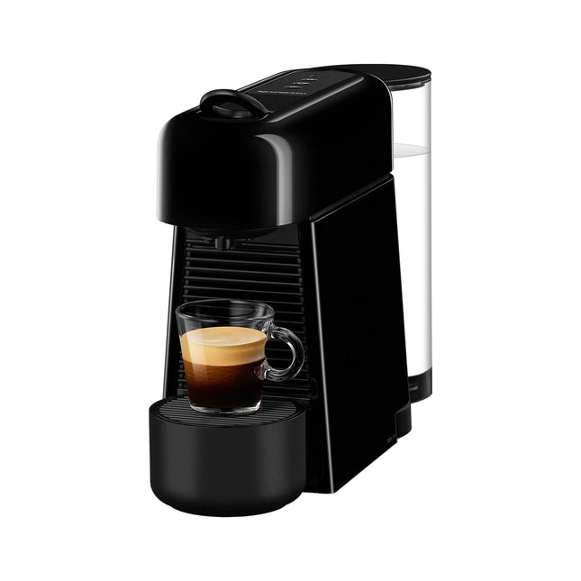 Nespresso D45-ME-BK-NE Essenza Plus  Fully Automatic Capsule Espresso Coffee Pod Machine (Limousine Black) - D45MEBKNE