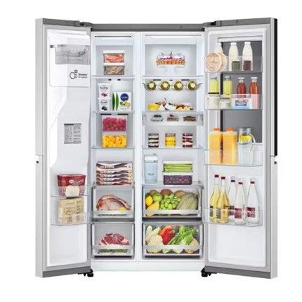 LG 655L Side by Side Fridge in Matte Black Finish GC-V257CQFW