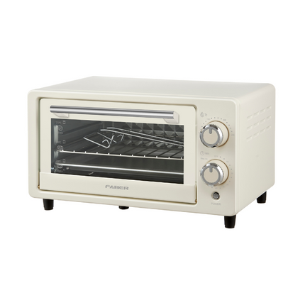 FABER 45L Electronic Oven IVORY 464 2 Layers Tempered Glass 3D Diamond Inner Wall FEO IVORY464 Ketuhar