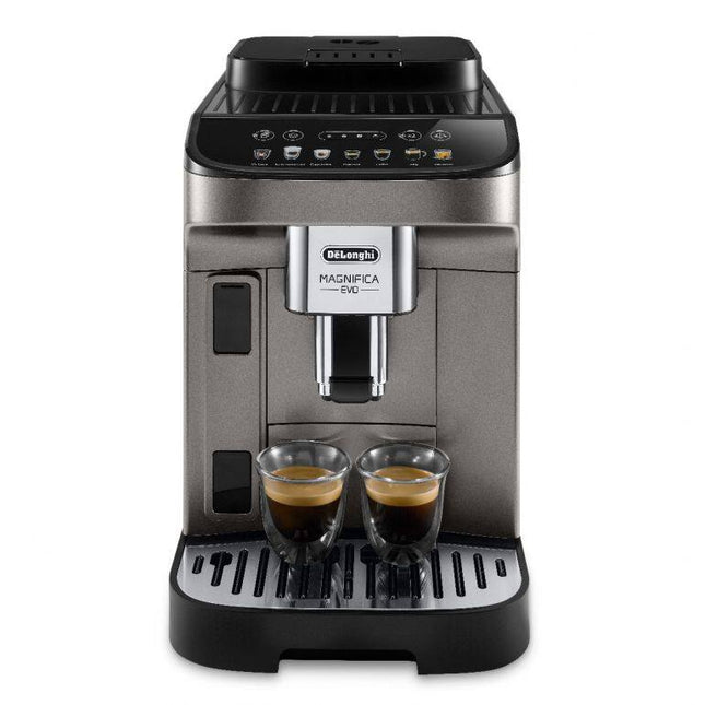 Delonghi Magnifica Evo Titanium Black Automatic Coffee Machine ECAM290.81.TB with 7 Automatic Soft-touch Recipes - ECAM29081 Mesin Kopi