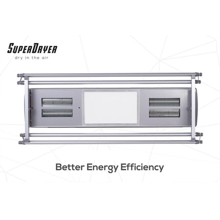 Houm SD-230E Super Dryer Clothes Dryer 4 Extendable Rod for Laundry up to 35kg Replaces Tumble Dryer Energy Saving - SD230E
