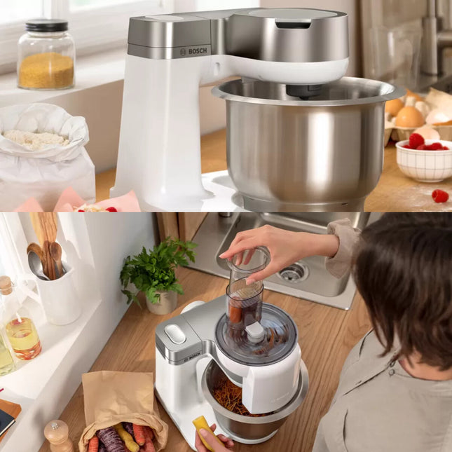 Bosch MUMS2VS30 Kitchen Machine, MUM Serie 2,900W White - MUMS2VS30