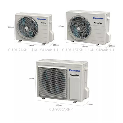 Panasonic IN:CS-YU18AKH Air Cond 2.0HP Eco Inverter R32
