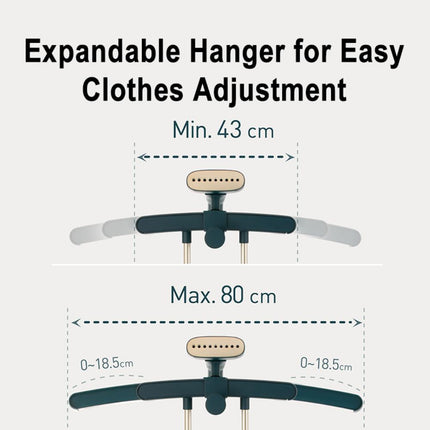 [𝐅𝐑𝐄𝐄 𝐃𝐄𝐋𝐈𝐕𝐄𝐑𝐘] PANASONIC NI-GWG090 GARMENT STEAMER (2400W) WITH EXPANDABLE HANGER NI-GWG090GSK