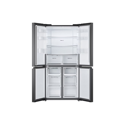 LG GC-B48FMGAH 474L French Door Fridge in Black Glass Finish Fresh Cooling Tempered Glass Shelve GCB48FMGAH Peti Ais