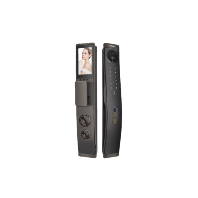 AEGLoc SDL-6068 V8 Smart Digital Rim Lock 3D Face Smart Door Lock SDL6068 V8 Kunci Pintu Keselamatan