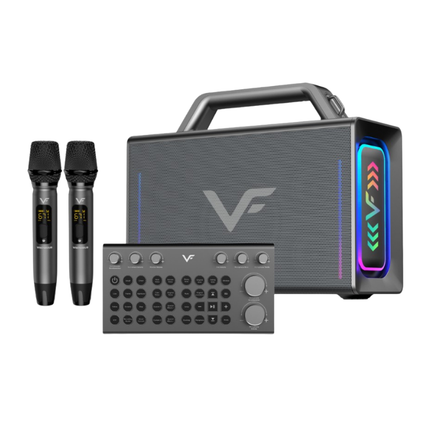 Vinnfier Tango XT9000 Max 250W Portable Bluetooth Karaoke Speaker Water Resistant Dual DSP Chip