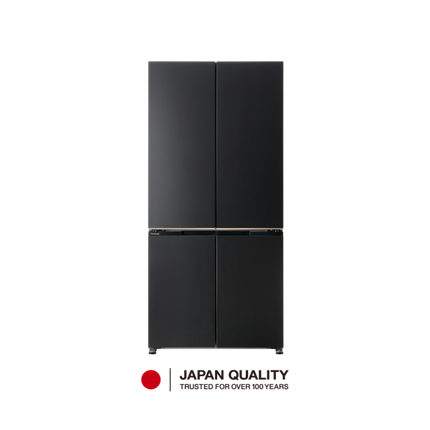 Panasonic NR-XZ550CWKM 550L multi-door refrigerator in Matte Black