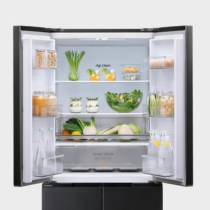 Panasonic NR-XZ550CWKM wide opening storage