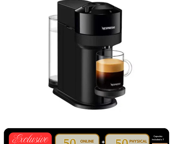 Nespresso Vertuo Next GDV1 Matte Black Coffee Machine | BHB – Ban