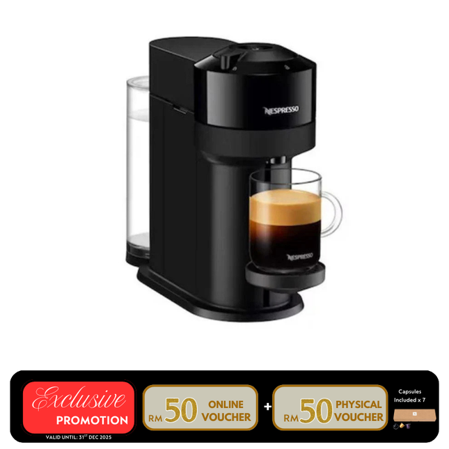 Nespresso GDV1-GB-MB-NE Vertuo Next Coffee Machine – Matte Black